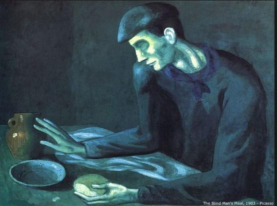 Picasso blind man